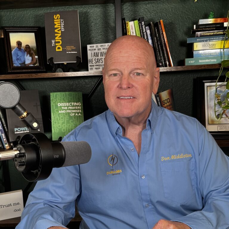 Don Middleton filmed interview about The Dunamis Initiative and faith-based recovery.”
